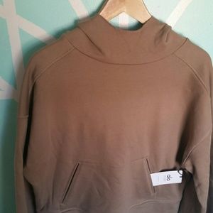 Alo yoga oversized cropped hoody